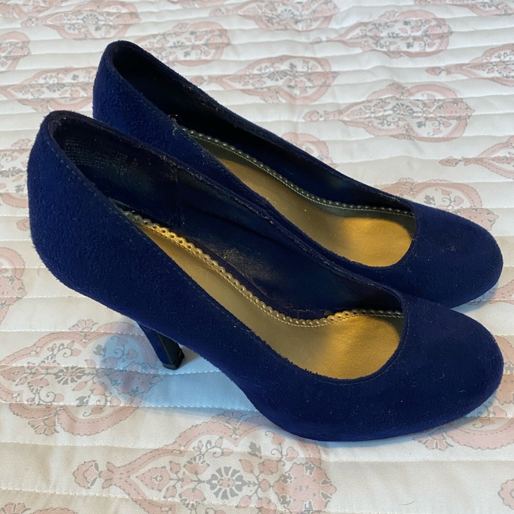 Blue Fioni Heels